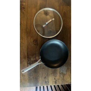 Calphalon Classic 10-Inch Omelette Fry Pan with Cover, Black